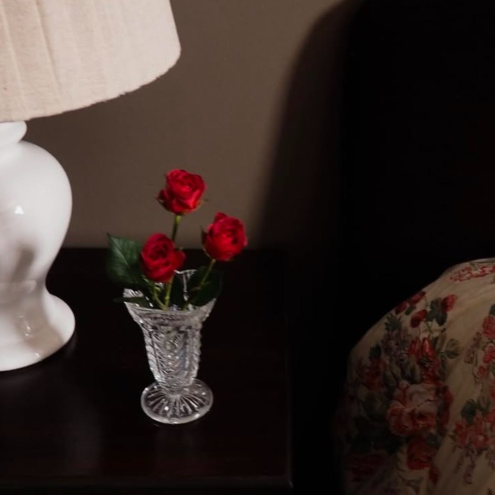 Little Pressed Glass Vase